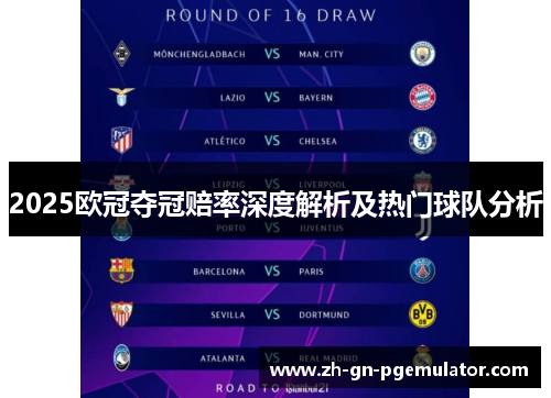 2025欧冠夺冠赔率深度解析及热门球队分析