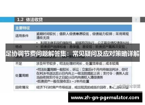 足协调节费问题解答集：常见疑问及应对策略详解